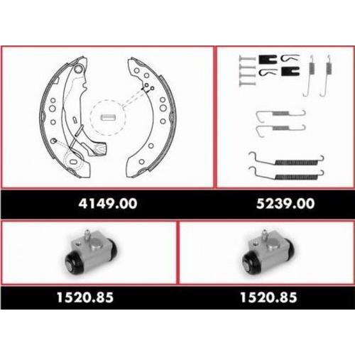 Kits De Freins Arrière Complet - Citroen C2 1.6 Hdi 109 À Part. 02/... on Productcaster.