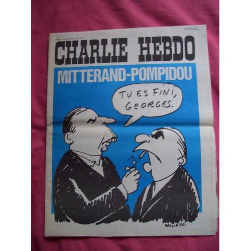 Charlie Hebdo N° 32 : Mitterand-Pompidou (Tu Es Fini Georges) on Productcaster.