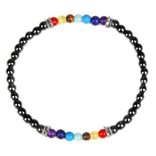 Bracelet En Pierre De Guérison Chakra Pour Femmes Et Hommes, 7 Chak... on Productcaster.