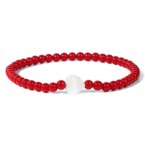 Bracelet De Perles En Pierre D'amazonite Pour Femmes, 4mm, Breloque... on Productcaster.