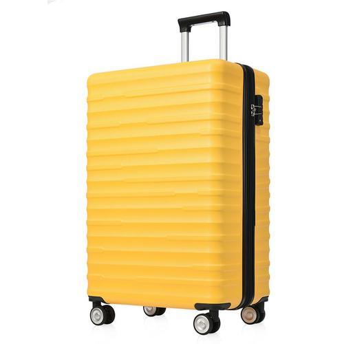 Valise Cabine ABS HOUSEA Avec 4 Roues et Serrure TSA 56.5 cm Jaune on Productcaster.