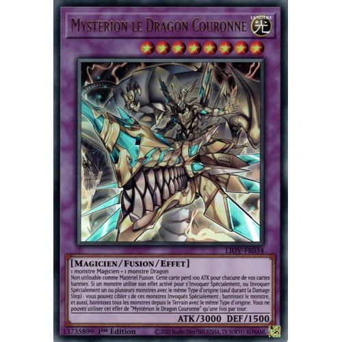 Yu Gi Oh ! Mystérion Le Dragon Couronne ( Liov-Fr034 ) Ultra Rare E... on Productcaster.