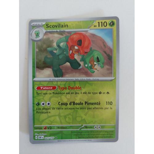 Carte Pokemon Scovilain 025/197 Reverse Flammes Obsidiennes on Productcaster.