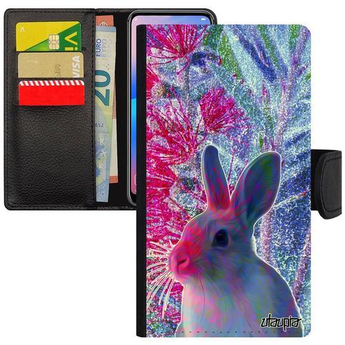 Coque Antichoc Iphone Se 2022 Cuir Portefeuille Porte Cartes Lapin ... on Productcaster.