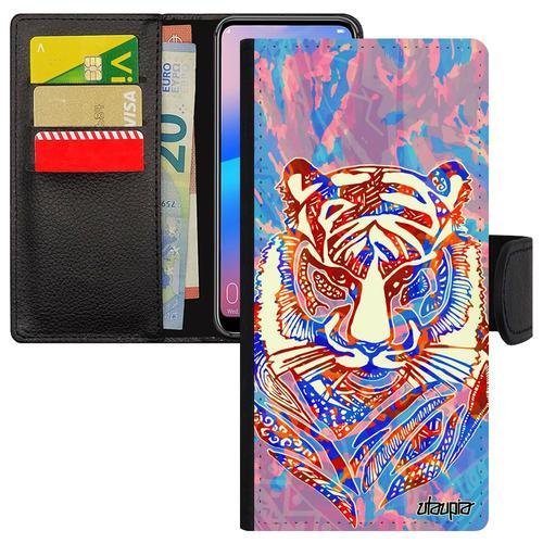 Coque Samsung A52s Tigre Fauve Pu Tribal Sauvage Tattoo Ethnique Az... on Productcaster.