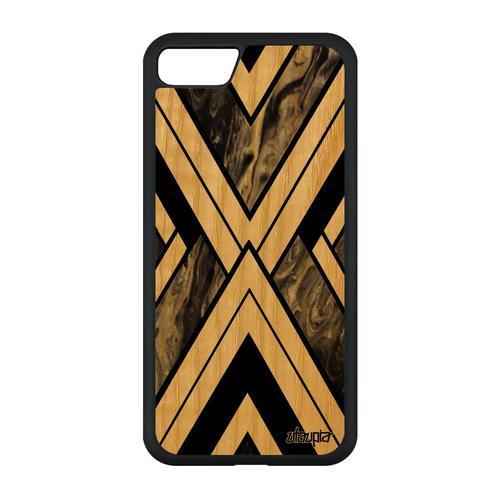 Coque Marbre Pour Iphone Se 2022 Bois Silicone Portable De Protecti... on Productcaster.