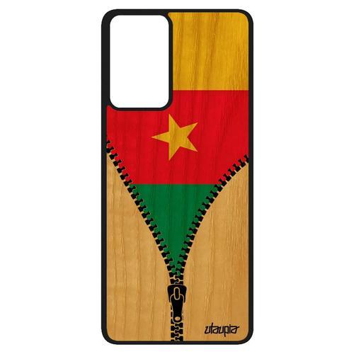 Coque Samsung A52s Bois Silicone Drapeau Cameroun Camerounais Etui ... on Productcaster.