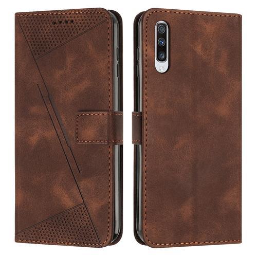 Coque Pour Samsung Galaxy A70,Housse En Cuir Pu Pochette Portefeuil... on Productcaster.