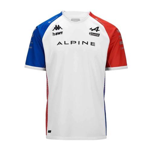 Maillot Kombat Gasly France Bwt Alpine F1 Team Blanc Homme on Productcaster.