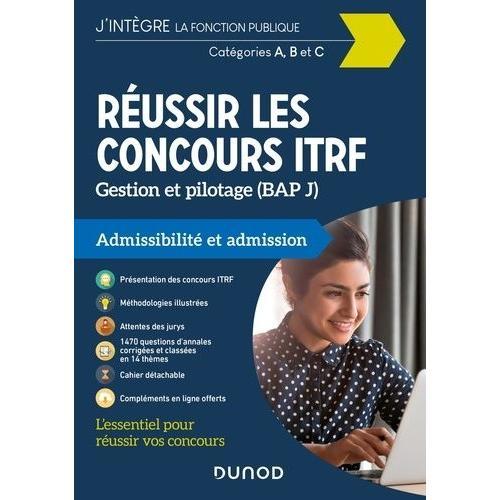 Réussir Les Concours Itrf - Option Gestion Et Pilotage - Catégories... on Productcaster.