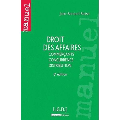 Droit Des Affaires - Commerçants, Concurrence, Distribution on Productcaster.