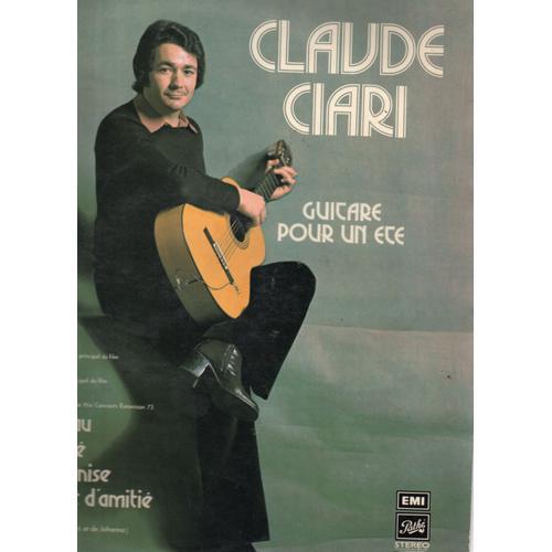 Claude Ciari "Guitare Pour Un Été" Vinyle 33 T 30 Cm - Lp on Productcaster.