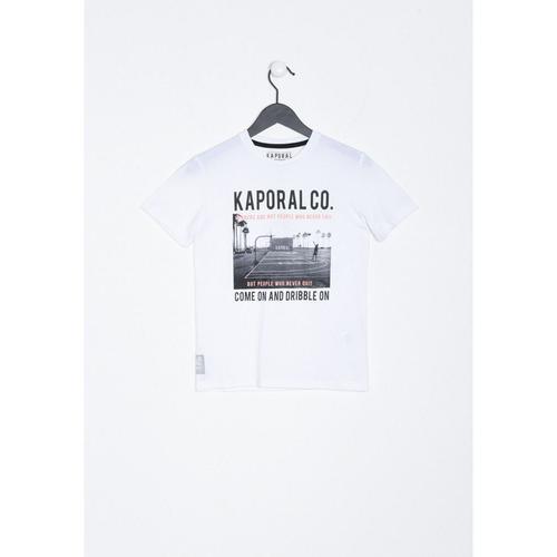 Kaporal T-Shirt Garçon Mivin Blanc on Productcaster.