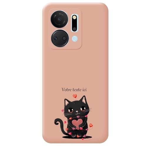 Coque Rose Honor X7a Chat Et Coeur on Productcaster.