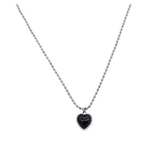 Y2k-Collier Pendentif Coeur En Cristal Rose Violet Pour Femme, Egir... on Productcaster.