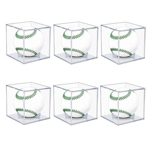 Vitrine De Baseball 6 Pi¿¿Ces, Bo?Te De Pr¿¿Sentation En Acrylique ... on Productcaster.