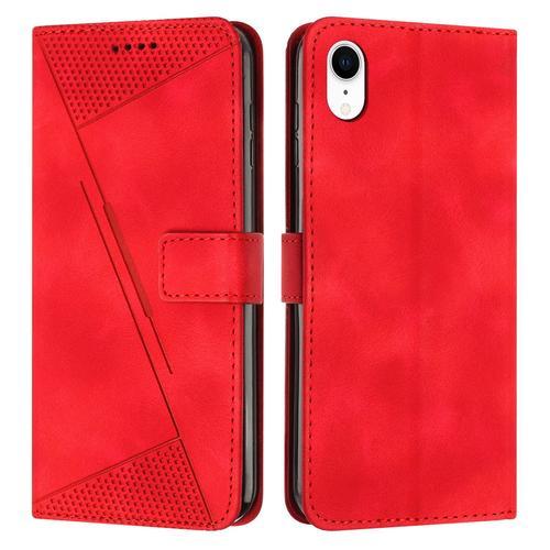 Coque Compatible Iphone Xr,Etui En Cuir Pu Pochette Portefeuille Ma... on Productcaster.