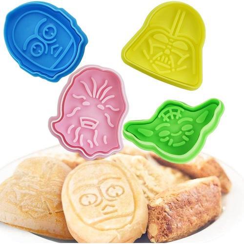 4 Pcs Emporte Pièces Star Wars Emporte Pièce Biscuit Muticolor Moul... on Productcaster.