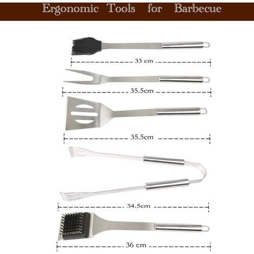 Kit Barbecue Outil De Barbecue En Acier Inoxydable Ustensiles De Ba... on Productcaster.