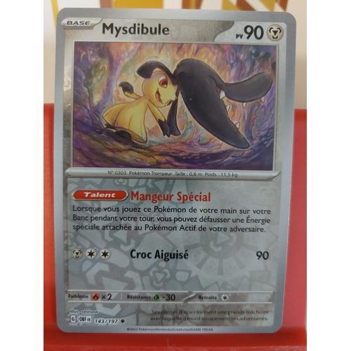 Carte Pokémon Mysdibule 143/197 Reverse Flammes Obsidiennes on Productcaster.