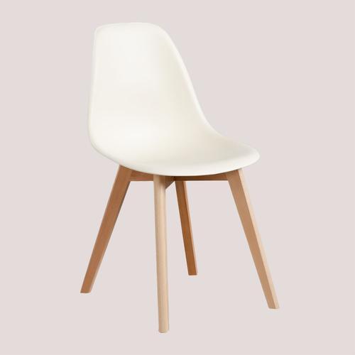 Lot De 4 Chaises De Salle À Manger Scand Nordic Beige Crème on Productcaster.