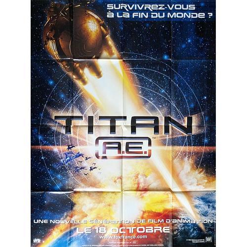 Titan (Titan A.E.) - Véritable Pré-Affiche De Cinéma Pliée - Format... on Productcaster.