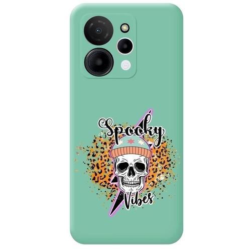 Coque Turquoise Redmi 12 4g Tete Mort Leopard on Productcaster.