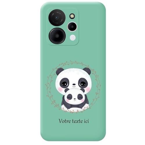 Coque Turquoise Redmi 12 4g Panda Maman Personnalisee on Productcaster.