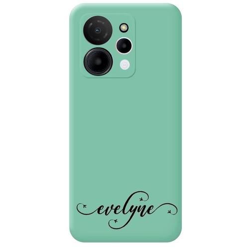 Coque Turquoise Redmi 12 4g Avec Votre Prenom 1 Fleur on Productcaster.