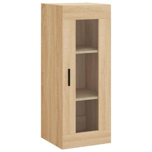 Vidaxl Buffet Haut Chêne Sonoma 34,5x34x180 Cm Bois D'ingénierie on Productcaster.