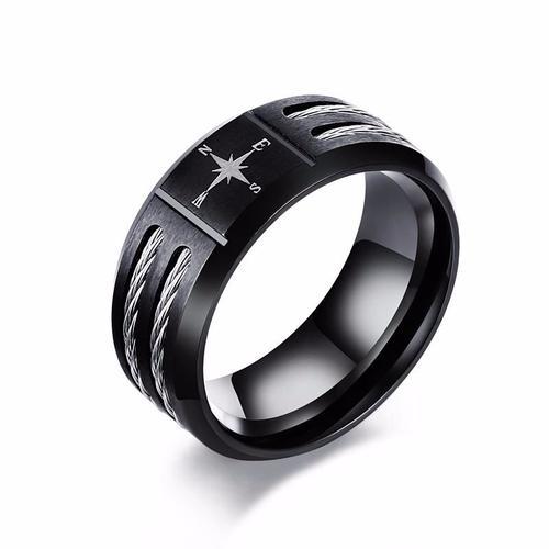 Vnox-Bague Personnalisée En Acier Inoxydable Wia Pour Homme, Croix,... on Productcaster.