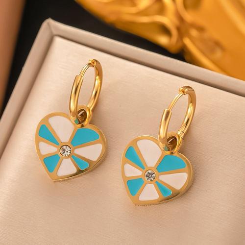 Sion L-Boucles D'oreilles Créoles En Acier Inoxydable Pour Femme, C... on Productcaster.