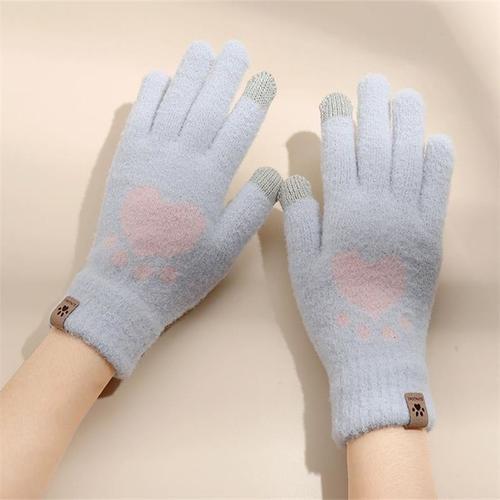 Gants De Vison À Griffes Pour Femmes, Mitaines À Rabat Sans Doigts,... on Productcaster.