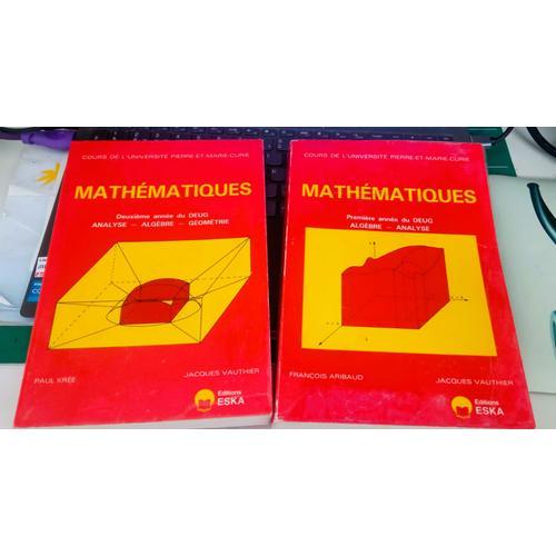 Set De 2 Livres Des Cours Deug De Mathématiques De L’Université Pie... on Productcaster.