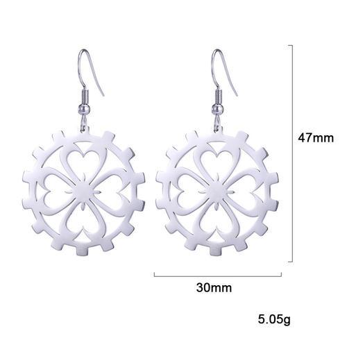 Likgreat Boucles D'oreilles Géométriques Gothiques En Acier Inoxyda... on Productcaster.