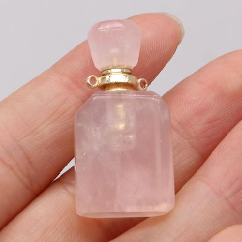 Bouteille De Parfum En Pierre Naturelle, Pendentif En Cristal, Arti... on Productcaster.