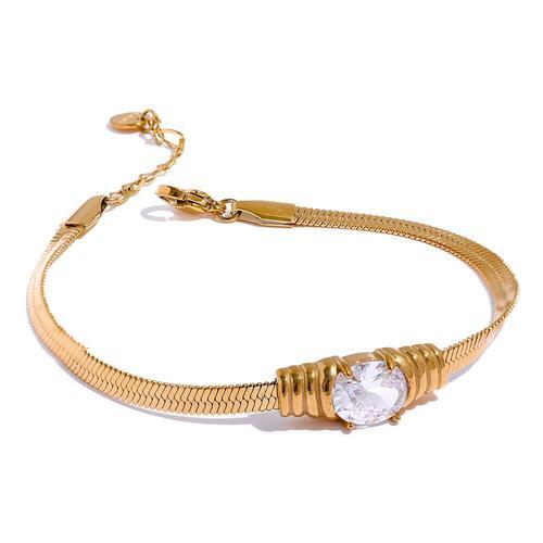 Yhpup ? Bracelet En Zircon Cubique Pour Femmes, Texture Brillante, ... on Productcaster.