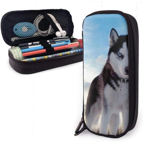 ¿¿Tui ¿¿ Crayons En Cuir Husky Dog Big Pen Bag Grande Capacit¿¿ Org... on Productcaster.