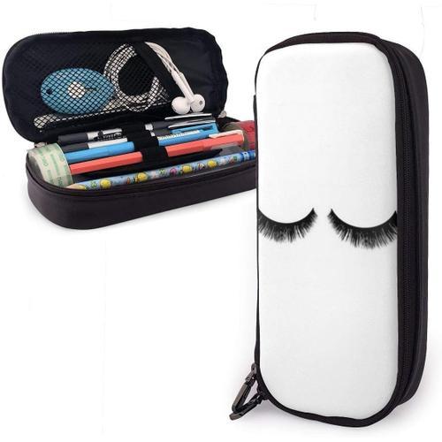 Trousse ¿¿ Crayons Noir Cils Blanc Pochette ¿¿ Crayons Double Ferme... on Productcaster.