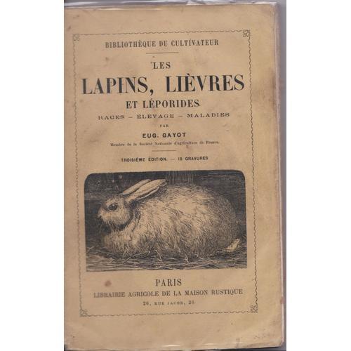 Lapins - Lievres- Leporides - E .. Gayot on Productcaster.