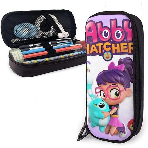 Ab-By Hat-Cher - Trousse En Cuir - Grande Capacité - Pour Stylos Et... on Productcaster.