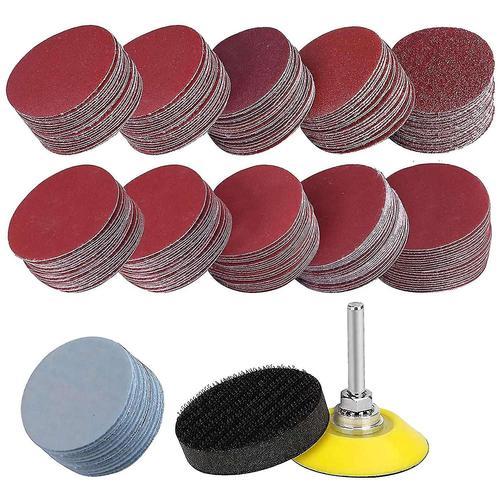 200pcs Sanding Discs Pad Kit, 50mm And Loop Sandpaper With Foam Buf... on Productcaster.