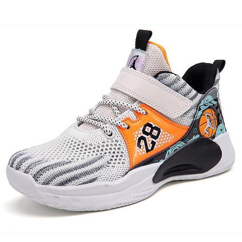 Boys Basketball Shoes Soft Non-Slip Sneakers Kids Running Shoes 2808 on Productcaster.