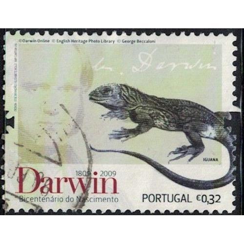 Portugal 2009 Oblitéré Used Darwin Iguane Galapagos Amblyrhynchus C... on Productcaster.