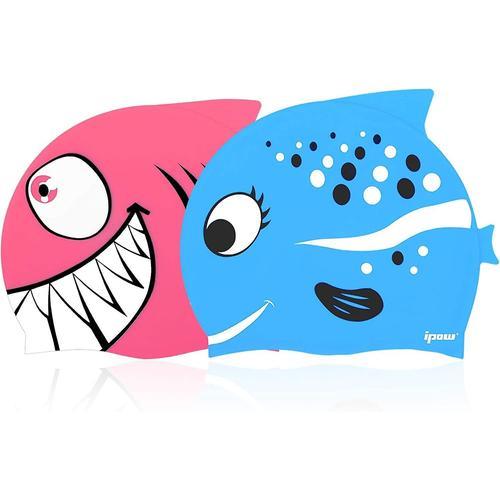 Dyg Bonnet De Bain En Silicone Imperméable Pour Enfants, 2 Pièces, ... on Productcaster.