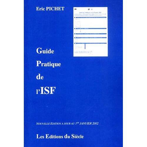 Guide Pratique De L'isf - Edition 2002 on Productcaster.