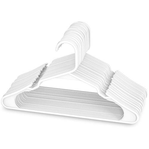 Cintres en Plastique Blanc, Cintres en Plastique Parfaits pour une ... on Productcaster.