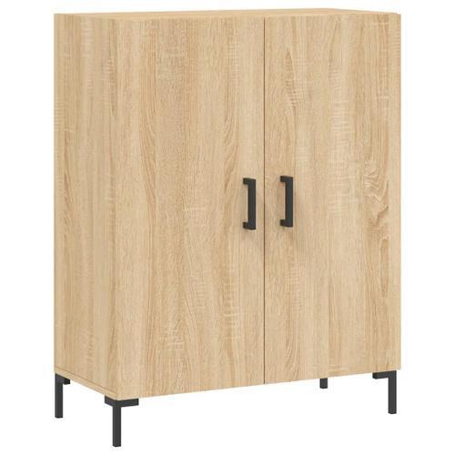 Vidaxl Buffet Haut Chêne Sonoma 69,5x34x180 Cm Bois D'ingénierie on Productcaster.