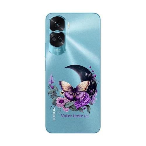 Coque Compatible Honor 90 Lite Papillon Et Lune Personnalisee on Productcaster.