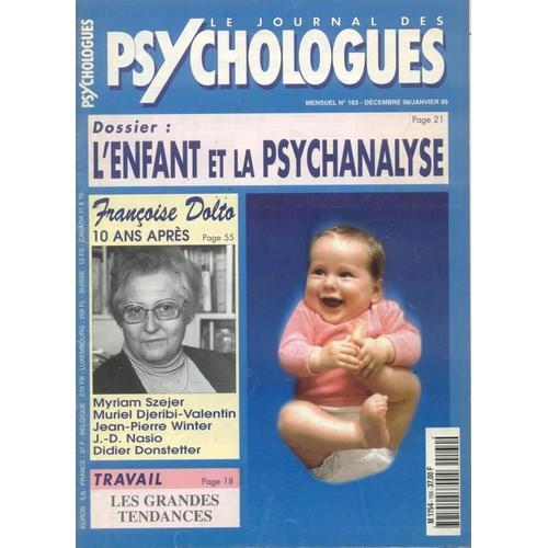 Le Journal Des Psychologues N° 163 : L'enfant Et La Psychanalyse on Productcaster.